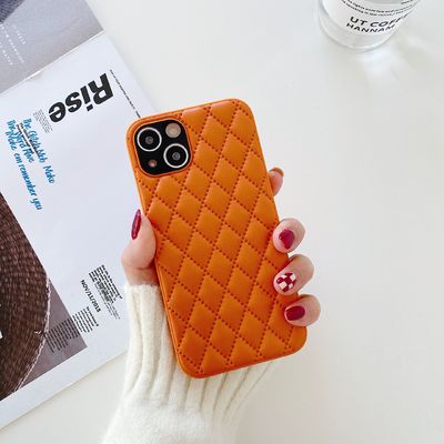 En bas de la couverture arrière en cuir véritable en cuir de téléphone de bande dessinée pour pro maximum d'iPhone 12