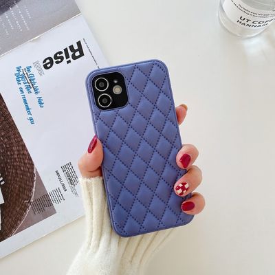 En bas de la couverture arrière en cuir véritable en cuir de téléphone de bande dessinée pour pro maximum d'iPhone 12
