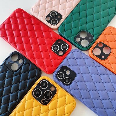 En bas de la couverture arrière en cuir véritable en cuir de téléphone de bande dessinée pour pro maximum d'iPhone 12