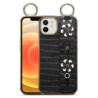L'unité centrale adaptée aux besoins du client de cas de téléphone d'atterrisseur garnissent en cuir Lanyard Strap antichoc