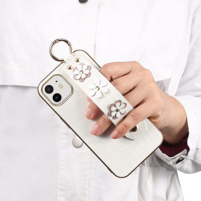 L'unité centrale adaptée aux besoins du client de cas de téléphone d'atterrisseur garnissent en cuir Lanyard Strap antichoc