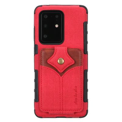 Cas en cuir multifonctionnel de téléphone de cas protecteurs véritables de luxe de Samsung