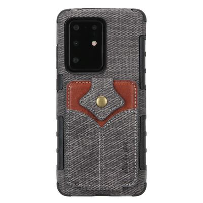 Cas en cuir multifonctionnel de téléphone de cas protecteurs véritables de luxe de Samsung