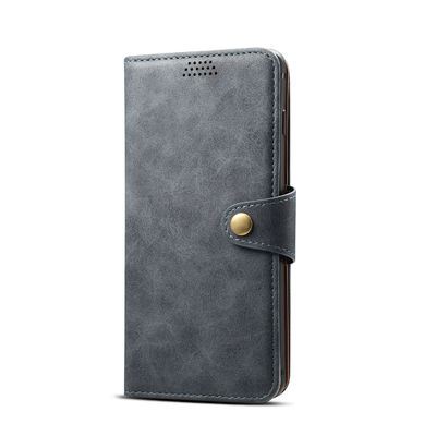 Véritable de luxe Scratchproof de cas protecteurs en cuir sans couture de Samsung