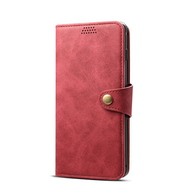 Véritable de luxe Scratchproof de cas protecteurs en cuir sans couture de Samsung
