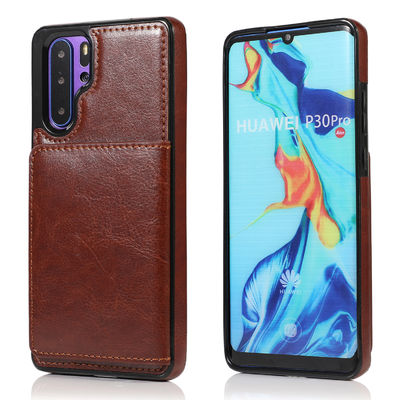 Le téléphone antichoc en cuir enferme la caisse insalissable de téléphone de couverture arrière de TPU