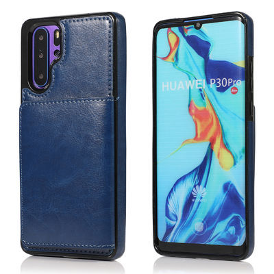 Le téléphone antichoc en cuir enferme la caisse insalissable de téléphone de couverture arrière de TPU