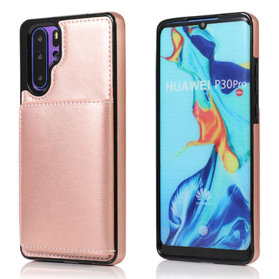 Le téléphone antichoc en cuir enferme la caisse insalissable de téléphone de couverture arrière de TPU