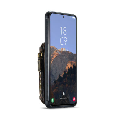 Cas en cuir véritables de téléphone portable de cas antichoc faits sur commande de téléphone vrais insalissables