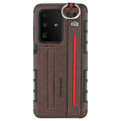 Sac insalissable en cuir de carte d'unité centrale de porte-cartes de cas véritable de téléphone