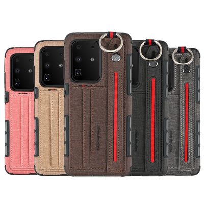 Sac insalissable en cuir de carte d'unité centrale de porte-cartes de cas véritable de téléphone