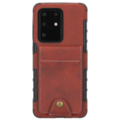 Couverture en cuir antichoc de téléphone d'Iphone 14 de cas en cuir multifonctionnel de téléphone