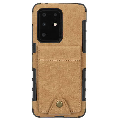 Couverture en cuir antichoc de téléphone d'Iphone 14 de cas en cuir multifonctionnel de téléphone