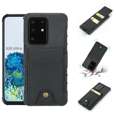 Couverture en cuir antichoc de téléphone d'Iphone 14 de cas en cuir multifonctionnel de téléphone