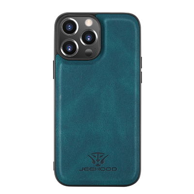 Cas multifonctionnel d'Iphone 14 d'Iphone 12/Iphone 13 de cas en cuir sans couture de téléphone