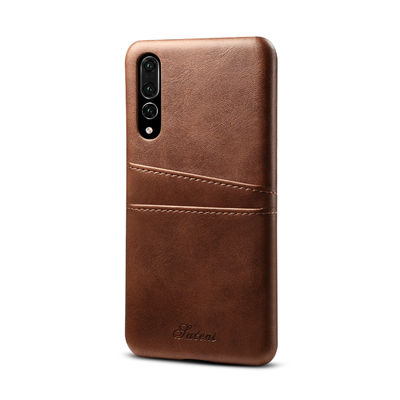 Cas de carte de portefeuille de support de téléphone en cuir Scratchproof d'OEM/ODM Samsung