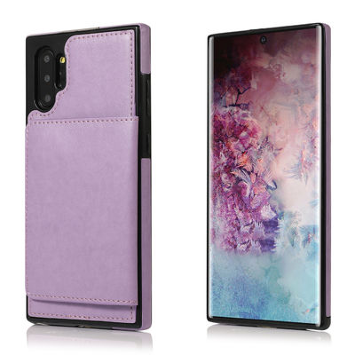 Portefeuille de porte-cartes de la secousse 4 d'OEM 5g de caisse de cuir de la secousse 3 de Matte Samsung Galaxy Z