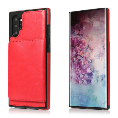 Portefeuille de porte-cartes de la secousse 4 d'OEM 5g de caisse de cuir de la secousse 3 de Matte Samsung Galaxy Z