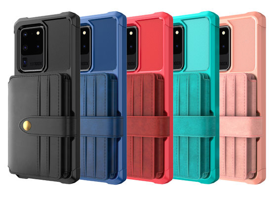 Cas en cuir détachable de cas protecteurs antichoc de Samsung rétro