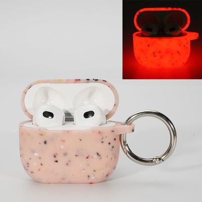 Caisse lumineuse Airpods de silicone d'écouteur de couverture inoffensive de caisse pro