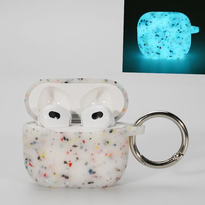 Caisse lumineuse Airpods de silicone d'écouteur de couverture inoffensive de caisse pro