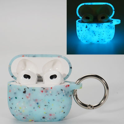 Caisse lumineuse Airpods de silicone d'écouteur de couverture inoffensive de caisse pro