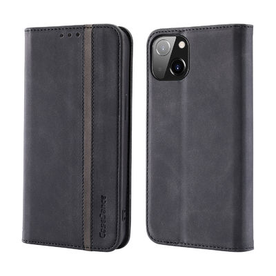 Cas en cuir de la meilleure qualité de téléphone portable d'ODM pour Iphone 13 14 12 insalissables détachables