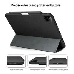 angle multi en cuir d'unité centrale de 12,9 de pouce cas protecteurs antichoc d'Ipad