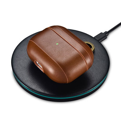 Cuir insalissable de cas de génération d'Airpods 3 de couverture de caisse d'écouteur d'ODM