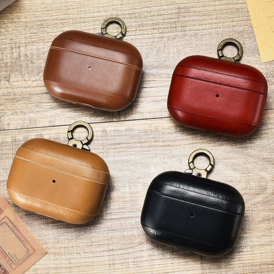 Cuir insalissable de cas de génération d'Airpods 3 de couverture de caisse d'écouteur d'ODM