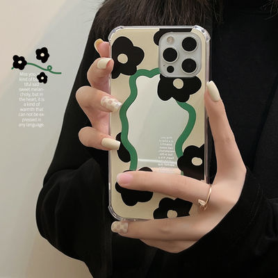 Casque de téléphone portable en silicone lisse pour Iphone 8 Protection Matériau transparent